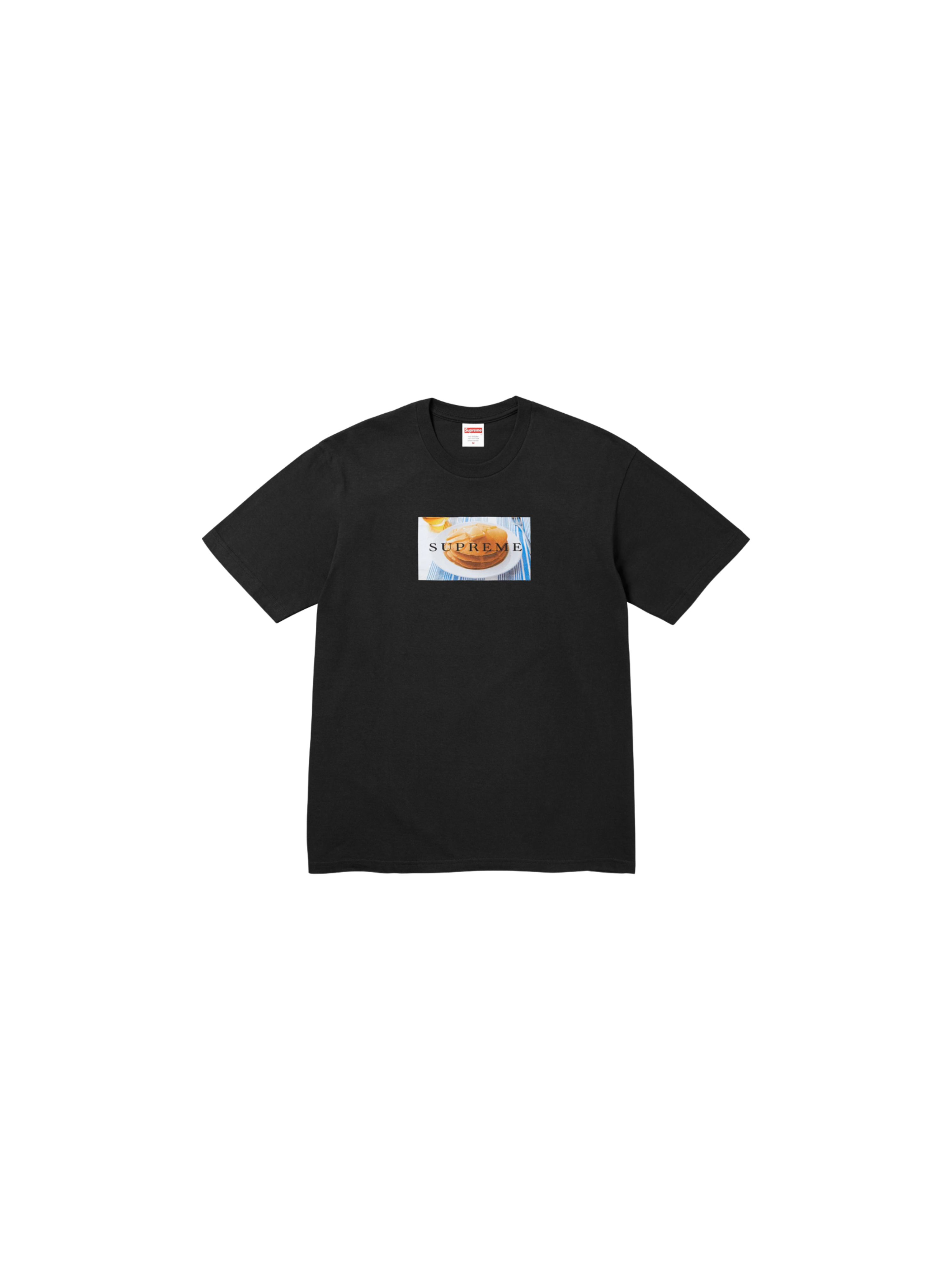 T-Shirt SUPREME Pancakes Tee "Black" - THE GAME